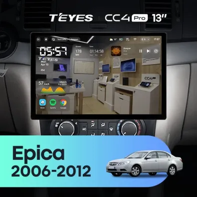 Штатная магнитола Teyes CC4 Pro 12/256 Chevrolet Epica 1 (2006-2012) (13")