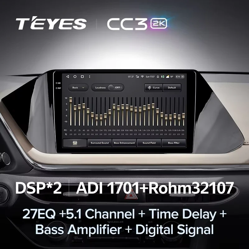 Штатная магнитола Teyes CC3 2K 4/64 Hyundai Sonata DN8 (2019-2020) Тип-B