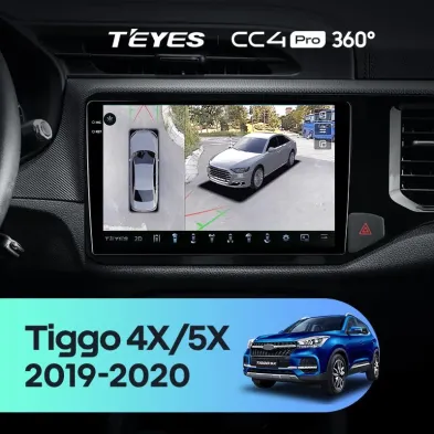 Штатная магнитола Teyes CC4 Pro 360 8/128 Chery Tiggo 4X 5X (2019-2020)